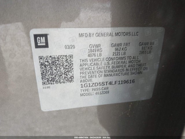 Chevrolet Malibu Fwd Lt