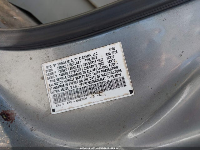 Honda Odyssey Ex-l
