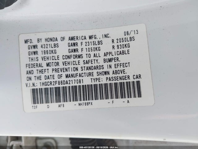 Honda Accord Ex-l