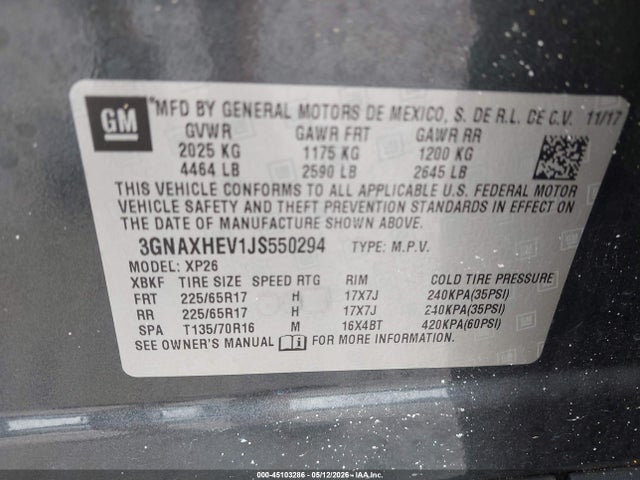 Chevrolet Equinox Ls