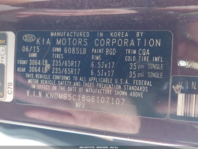 Kia Sedona Lx