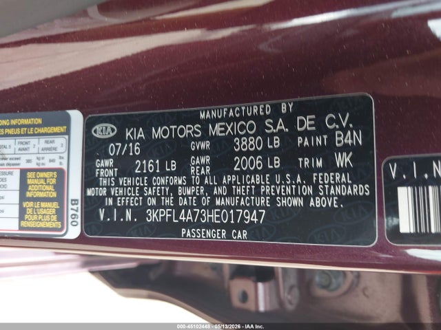 Kia Forte Lx