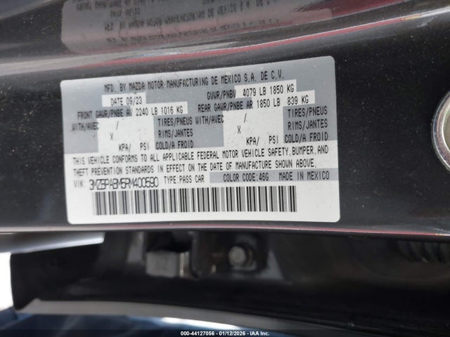 Mazda Mazda3 2.5 S Select Sport