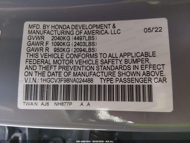 Honda Accord Touring