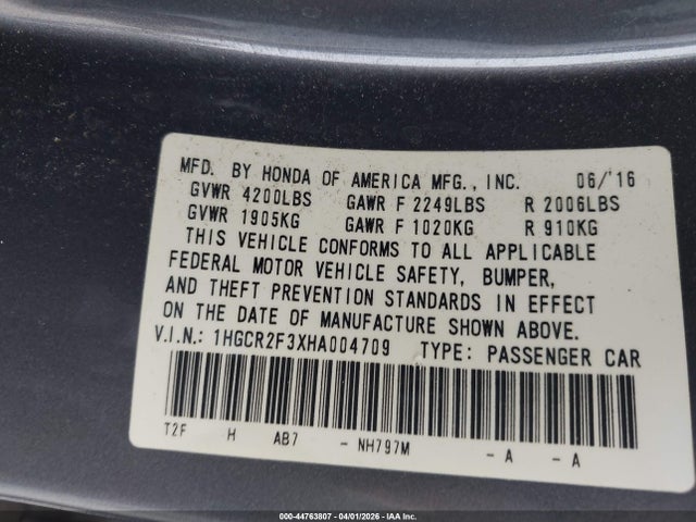Honda Accord Lx