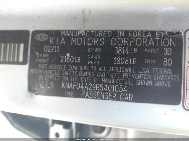 Kia Forte Ex