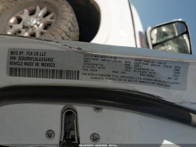 Ram 2500 Laramie  4x4 6'4 Box
