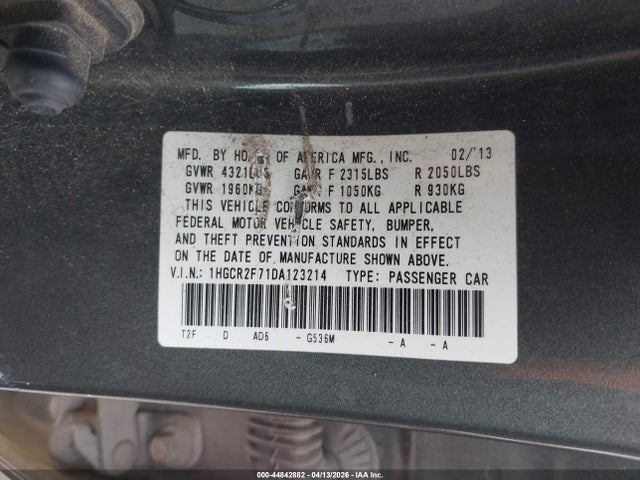 Honda Accord Ex