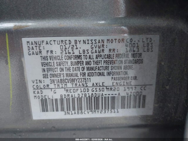 Nissan Sentra Sv Xtronic Cvt