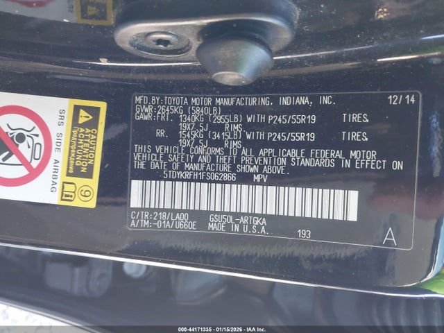 Toyota Highlander Limited V6