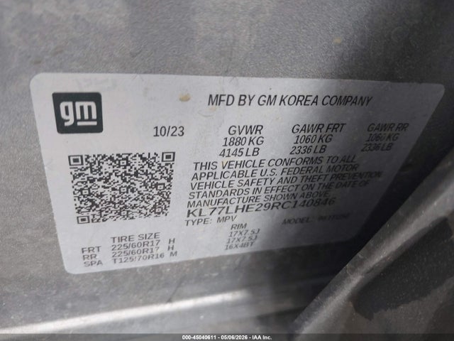 Chevrolet Trax Fwd Lt