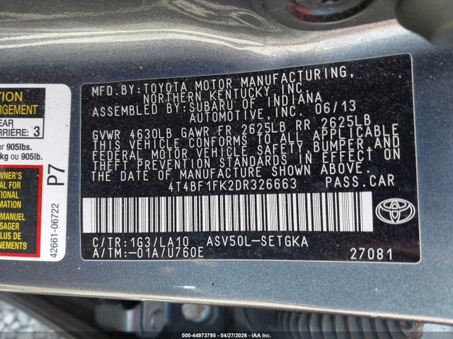 Toyota Camry Xle