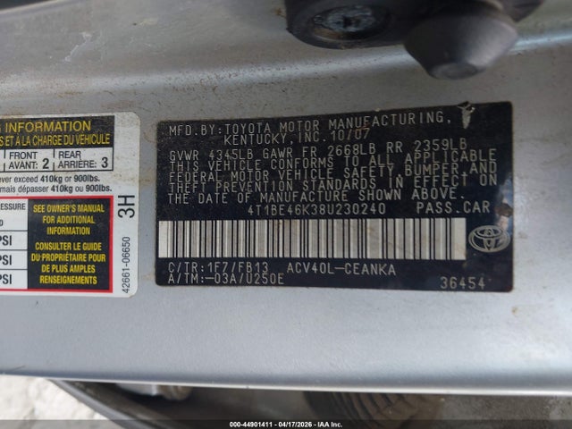 Toyota Camry Le