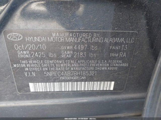 Hyundai SONATA Limited 2.0t