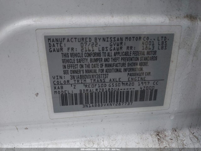Nissan Sentra Sr Xtronic Cvt