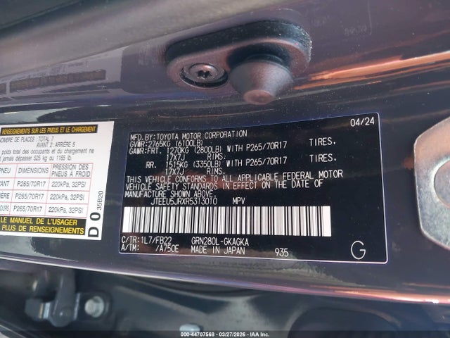 Toyota 4Runner Sr5