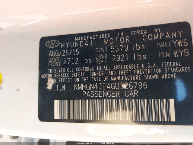 Hyundai Genesis 3.8
