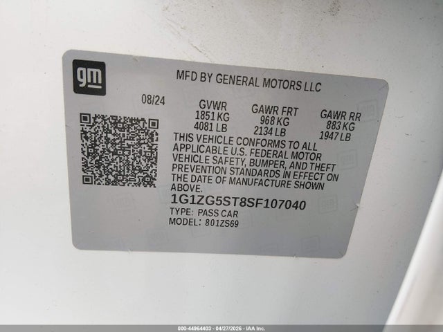 Chevrolet Malibu Fwd Rs