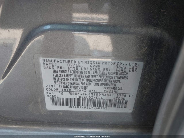 Nissan Sentra Sv