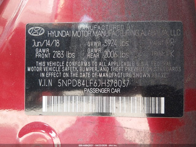 Hyundai ELANTRA Sel