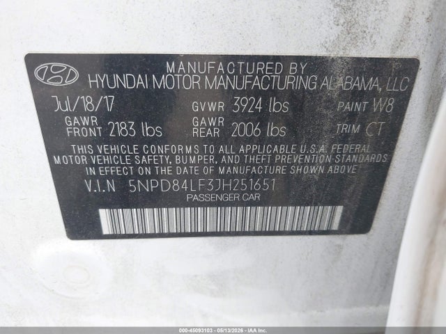 Hyundai ELANTRA Sel
