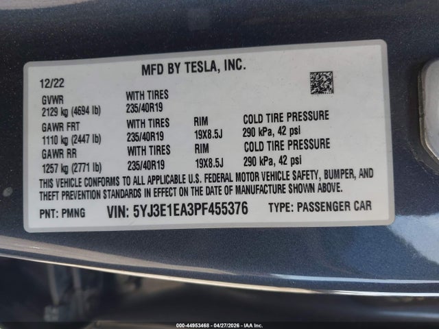 Tesla Model 3 Rear-wheel Drive