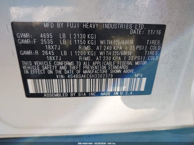 Subaru Outback 2.5i Limited