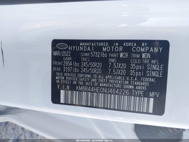 Hyundai PALISADE Sel
