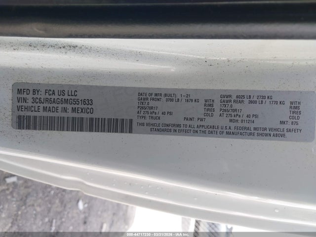 Ram 1500 Tradesman  4x2 6'4 Box