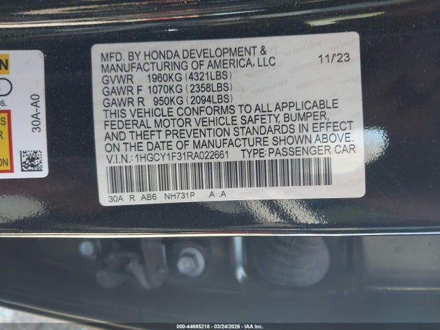 Honda Accord Ex