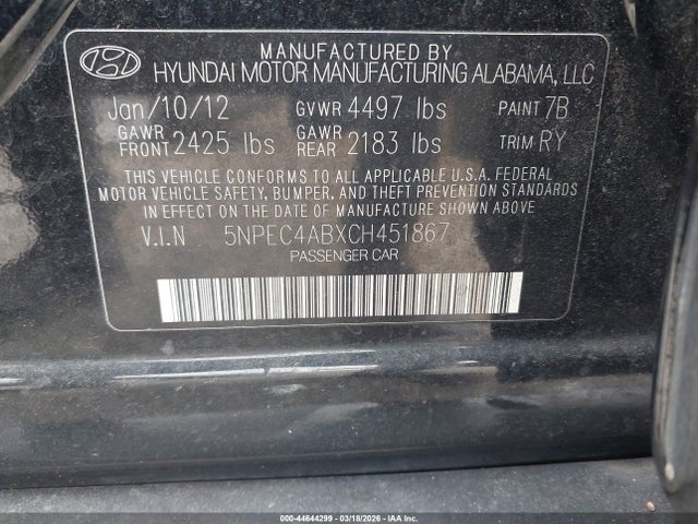 Hyundai SONATA Limited 2.0t