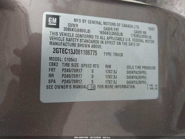 GMC Sierra 1500 Sle1