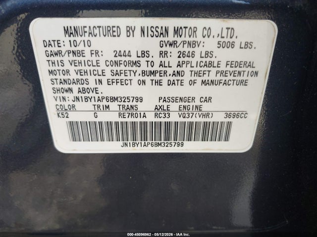INFINITI M37