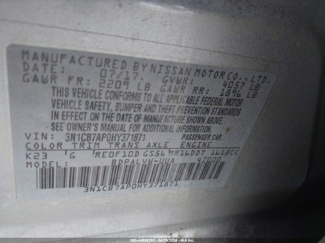 Nissan Sentra Nismo