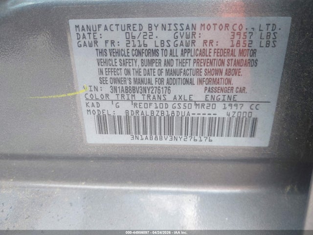 Nissan Sentra S Xtronic Cvt