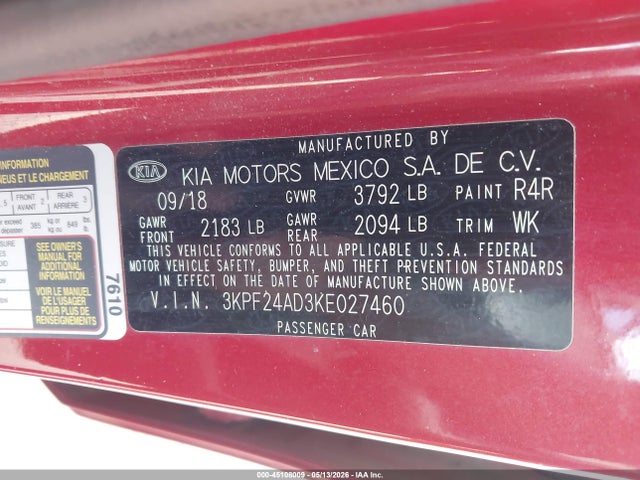 Kia Forte Lxs