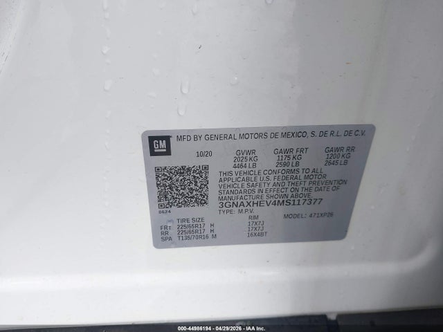 Chevrolet Equinox Fwd Ls