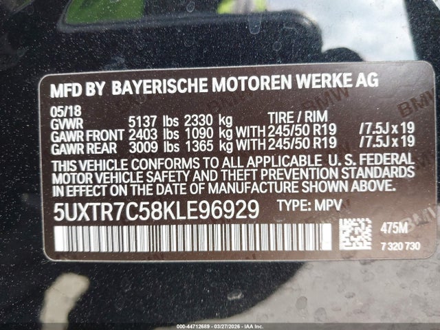 BMW X Series Sdrive30i