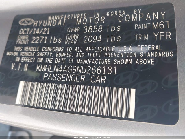 Hyundai ELANTRA Sel