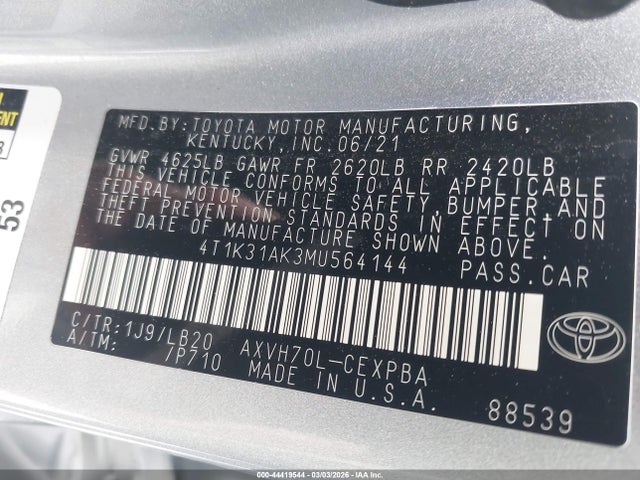 Toyota Camry Xse Hybrid