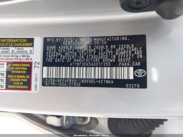Toyota Camry Le