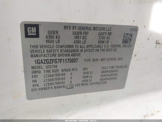 Chevrolet Express Ls