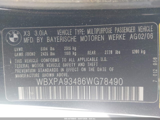 BMW X Series 3.0i