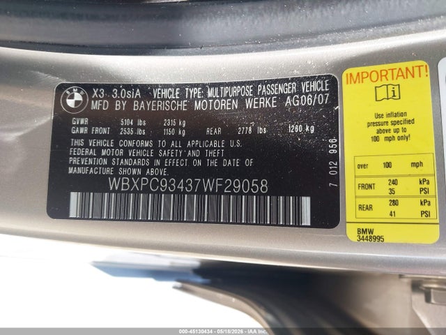 BMW X Series 3.0si