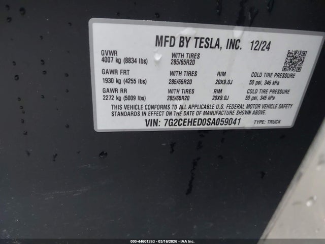 Tesla Cybertruck All-wheel Drive