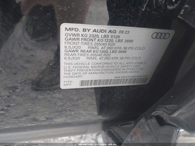 Audi Q3 Premium Plus 45 Tfsi S Line Quattro Tiptronic