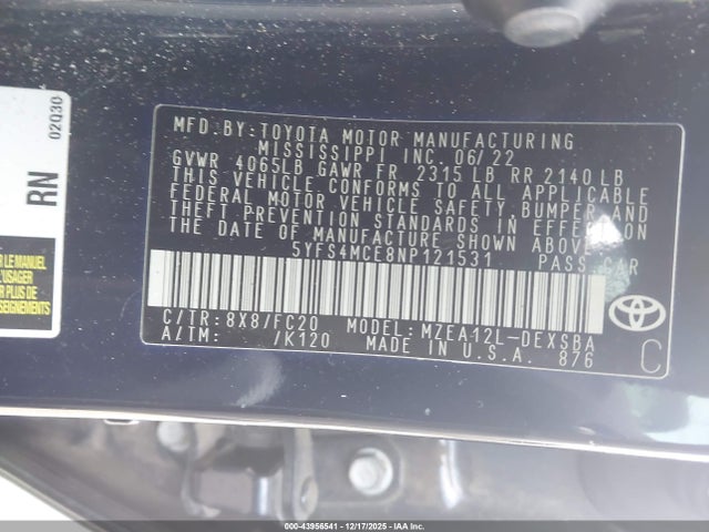 Toyota Corolla Se
