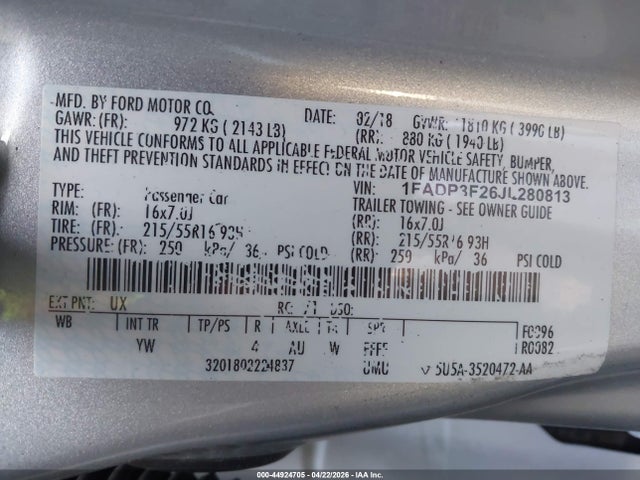 Ford Focus Se