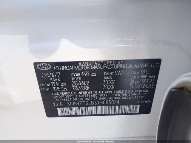 Hyundai SANTA FE 2.4l