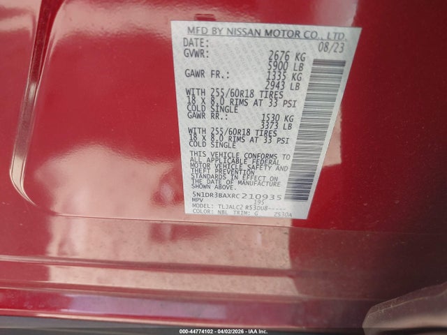 Nissan Pathfinder Sv Fwd